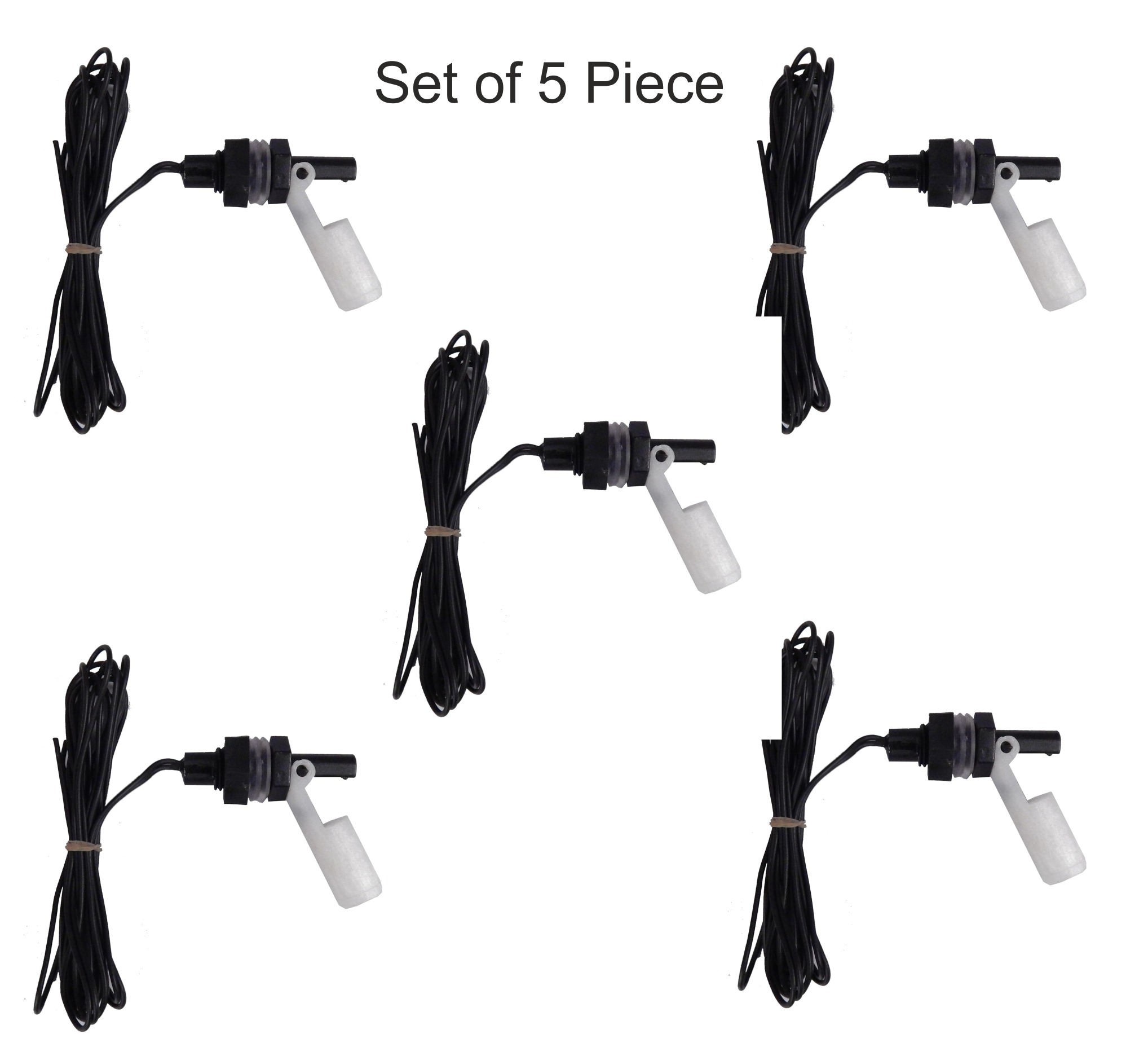 Tank Pool Liquid Water Level Sensor Horizontal Floating Switch (Set of 5 Pieces)
